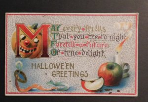 1910 USA Halloween Postcard Cover From Philadelphia PA Local Use