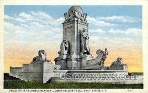 Christopher Columbus Memrial Washington DC DC Unused