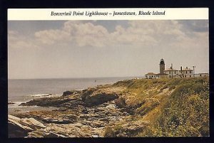 Jamestown, Rhode Island/RI Postcard, Beavertail Point Lighthouse/Light