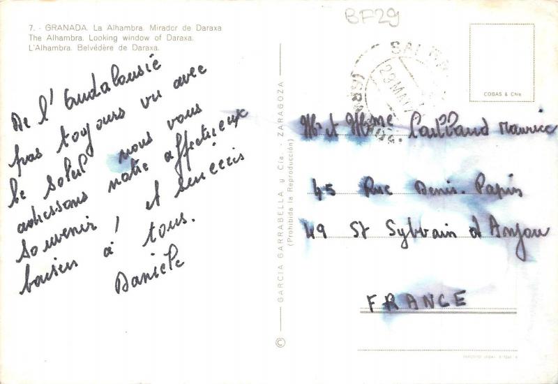 BF29 granada la alambra  Spain