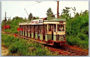 Kennebunkport Maine 1960s Postcard Seashore Trolley Museum Australia Tram