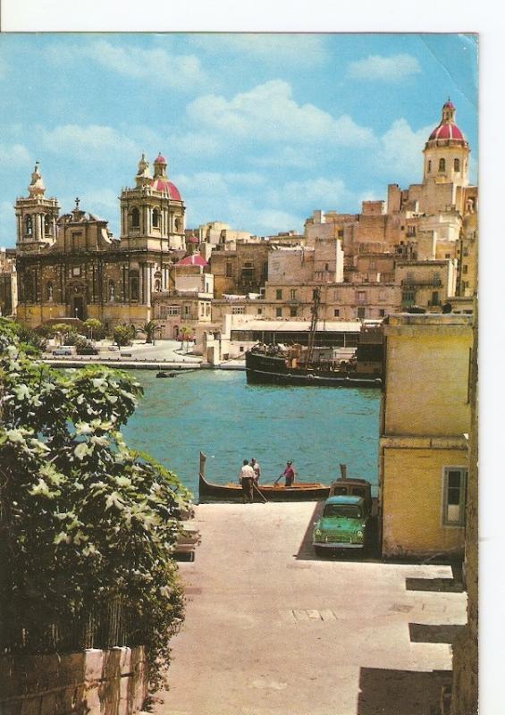 Postal 028515 : Malta G.C., Vittorosia, St. Lawrence Parish Church