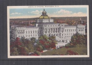 WASHINGTON DC., LIBRARY OF CONGRESS, c1935 ppc., unused.