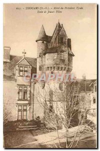 Postcard Old Thouars D S Hotel du President Tyndo School for Young Girls