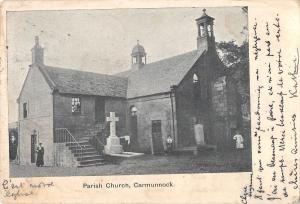 uk38231 parish church carmunnock scotland real photo   uk lot 16 uk