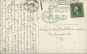 Watertown NY Fire Station #1 c1910 Postcard #2