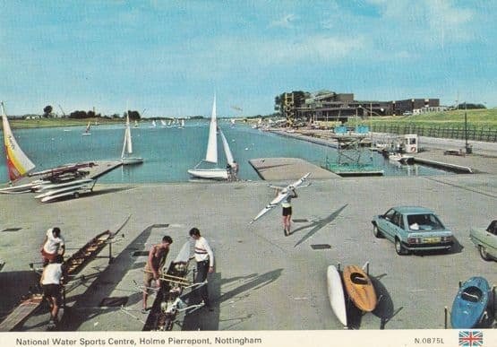 National Water Sports Centre Nottingham Postcard