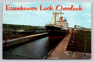 Eisenhower Lock Overlook     Postcard