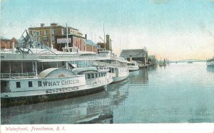 Postcard Rhode Island Providence Waterfront Metropolitan News 23-9714