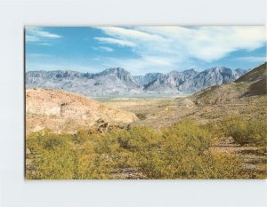 Postcard Chisos Mountains Big Bend National Park Texas USA