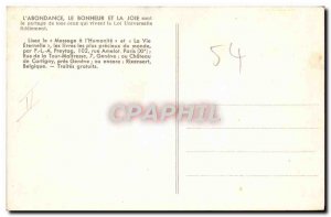 Old Postcard the castle of & # 39abondance