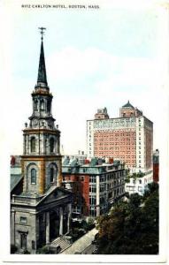 BOSTON MA - Ritz Carlton Hotel