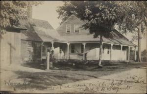 Warner NH Home c1910 Real Photo Postcard