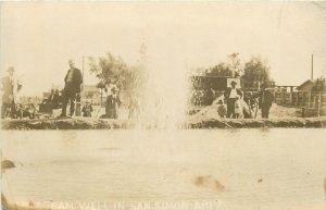 1907 San Simon Arizona Artesian Well Cochise RPPC Postcard 25-11917