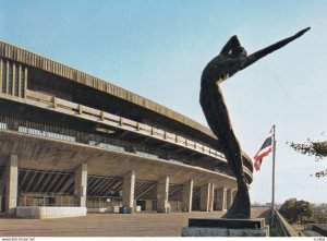 National Stadium Promenade And It's Bronze Statue, 2007