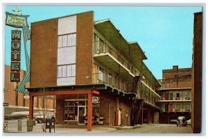 c1950's Towne Centre Motel & Restaurant Building Spokane Washington WA Postcard