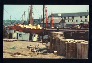 Gloucester, Massachusetts/MA/Mass Postcard, Dock/Boats,North Atlantic Seafood Co