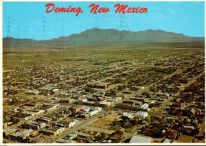 New Mexico Deming Aerial View 1987