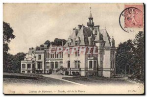 Old Postcard Chateau de P?pinvast Facade Approval Lawn