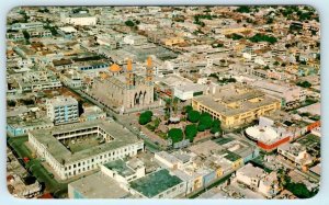 MAZATLAN, Sinaloa Mexico ~ Aerial View PLAZA MAYOR Main Plaza 1975  Postcard