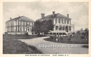 Main Building of Sanatorium - Saint Josephs, New York NY  