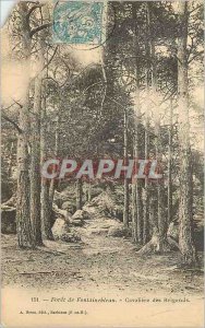 Postcard Old Forest of Fontainebleau Brigands of Cavaliere