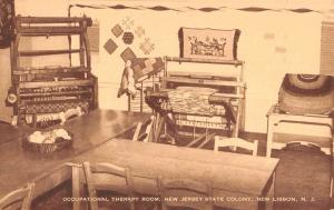 New Lisbon New Jersey State Colonu Therapy Room Antique Postcard K76605