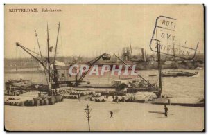 Old Postcard Rotterdam Jobshaven