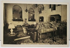 Hagerstown Md LOBBY of HOTEL ALEXANDER Postcard E1