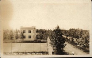 Camrose Alberta Main St. Birdseye View c1920s Real Photo Postcard