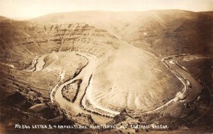 RPPC Letter S Near Tunnel No. 1 Central Oregon 1910s Salem Vintage Postcard