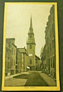 Antique Singer Sewing Co. Trade Card  'Boston -Christ Church' ( B-1)