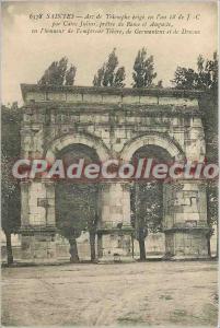 Old Postcard Saintes Arch of Triumph erected in AD 18 OF j c