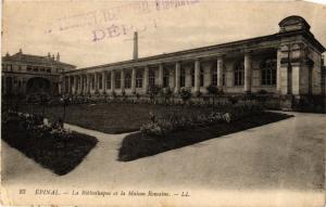 CPA EPINAL - La Bibliotheque et la Maison Romaine (657904)