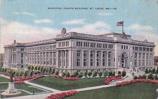 Municipal Courts Building Saint Louis Missours 1942
