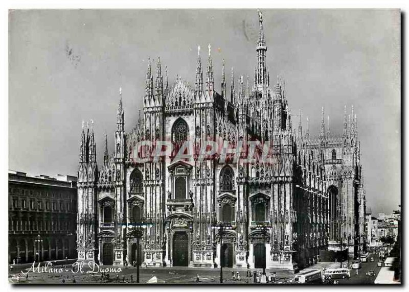 Postcard Modern Milan Dome