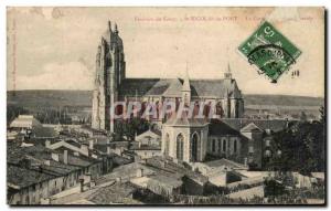 Old Postcard From Around Nancy St Nicolas Du Port The cathedral and the gener...