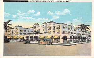 Delray Florida Hotel Alterep Vintage Postcard CC4135