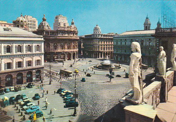 Italy Genova Piazza de Ferrari