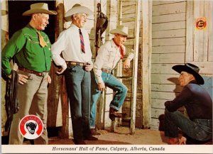 Calgary AB Horseman's Hall of Fame Calgary Brewery Rodeo Stampede Postcard C9