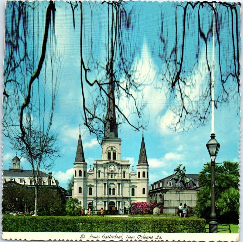 M-71425 The St Louis Cathedral And Jackson Memorial St Louis Missouri