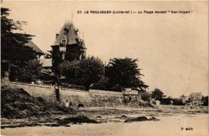 CPA Le POULIGUEN La Plage devant Ker-impair (984589)