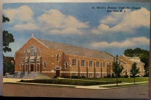 Vintage Postcard 1955 st. Mark's Catholic Church, Sea Girt, New Jersey (NJ)