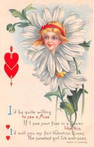 Series 790 D Valentines Day Postcard 