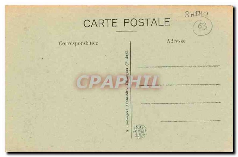 Old Postcard Auvergne Thiers Viaduct Great Turning