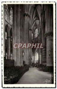 Old Postcard Le Mans Cathedral Choir From Circumference