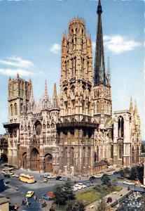 BR22421 La Cathedrale car voiture Rouen france