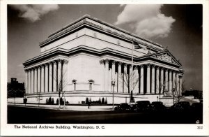 Vtg Washington DC The National Archives RPPC Real Photo Mainzer 1940s Postcard