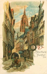 1906 Germany Frankfurt Artist impression Postcard 22-6075