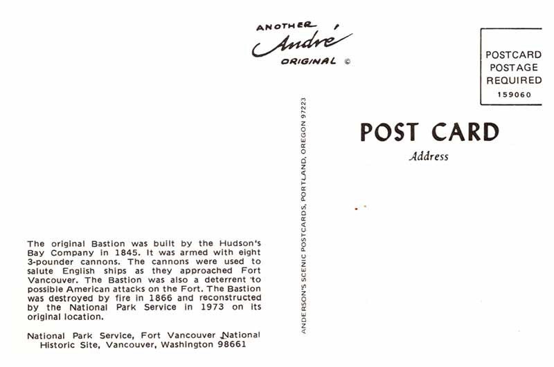 Postcard MILITARY SCENE Vancouver Washington WA AS0963